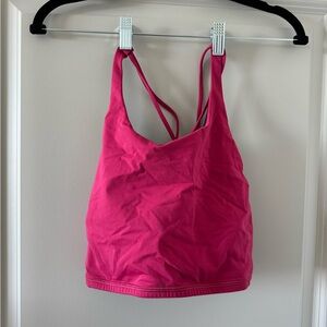 Lululemon pink sports bra